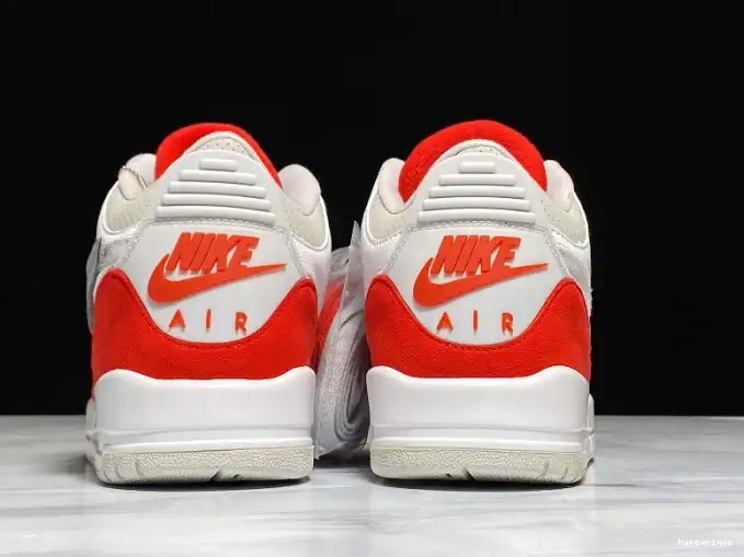 HYPE CJ0939-100 University Jordan Air 3 Retro White Tinker Red 0626